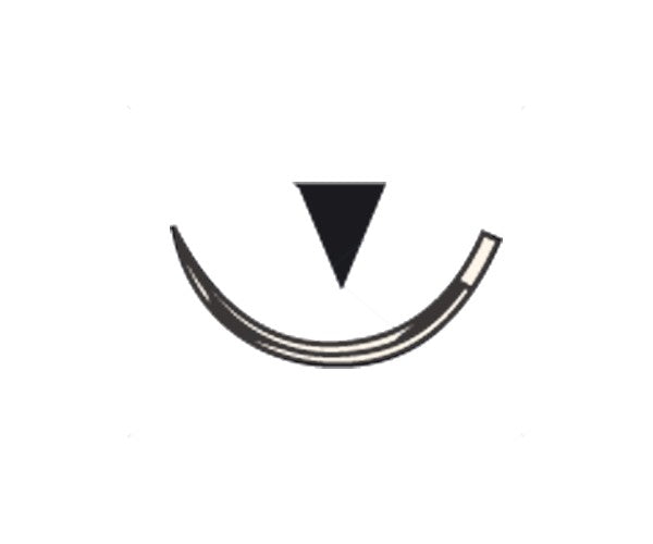 SUTURA HU-FRIEDY seda negra 4/0 3/8 13 mm c3