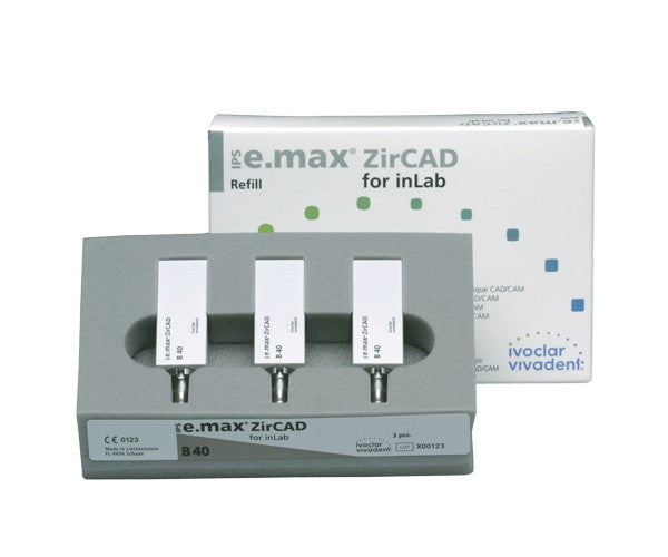 IPS EMAX ZIRCAD inlab B40 3 ud