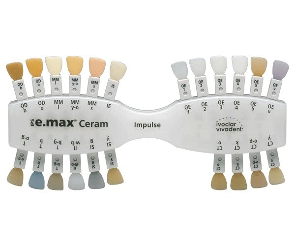IPS EMAX CERAM impulse color guide