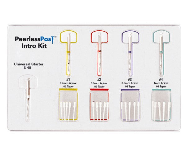 POSTE PEERLEESPOST 4 1 mm apical 04 taper 10 ud