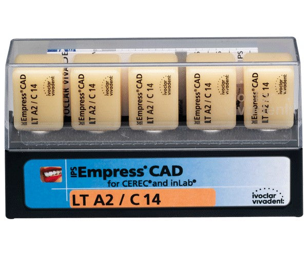 IPS EMPRESS CAD cerec/inlab LT B2 C14 5 ud
