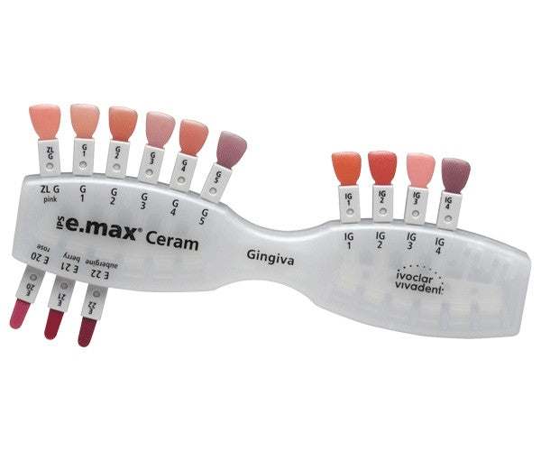IPS EMAX CERAM gingiva shade guide