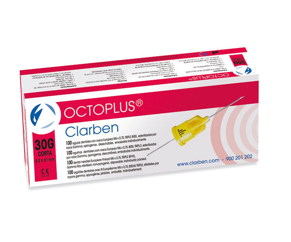 OCTOPLUS aguja 30G corta 0,3X21 100 ud