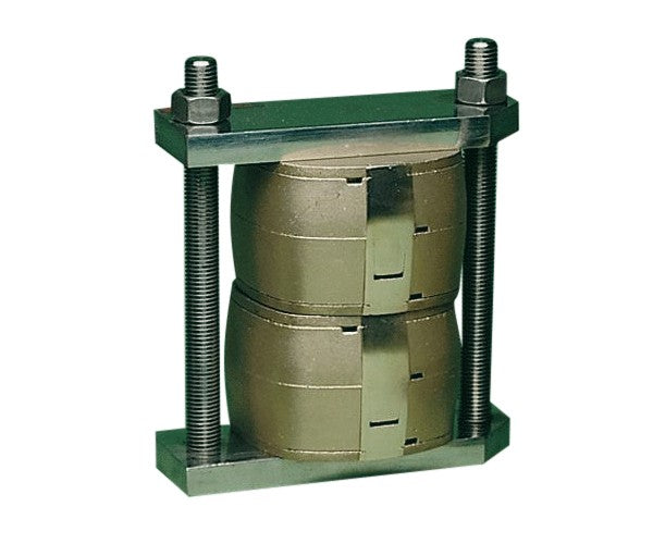 MESTRA FLANGE for stainless steel press with 2 muffles