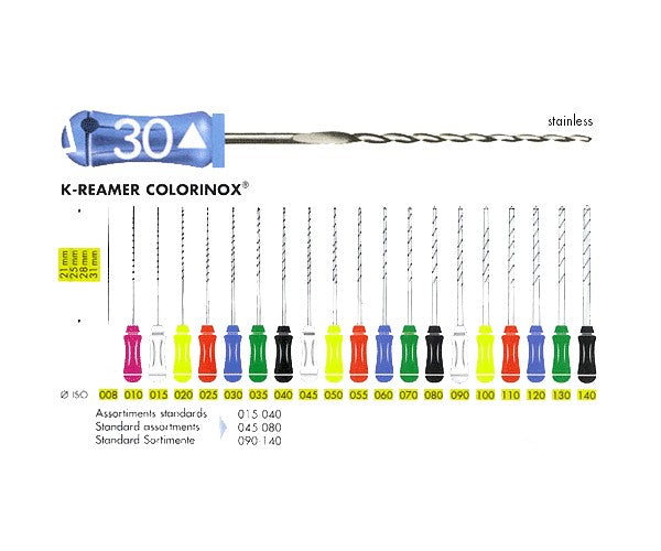 AIXAMPADORS K MAILLEFER 25 mm 15 6 u.