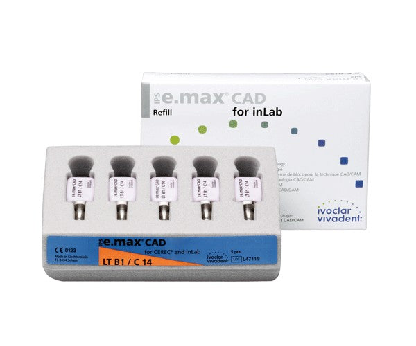 IPS EMAX CAD cerec/inlab LT C4 C14 5 pc