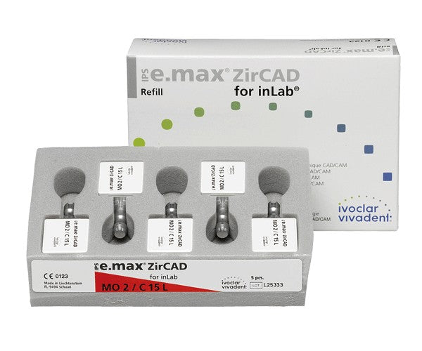 IPS EMAX ZIRCAD inlab MO 1 C15L 5 u.