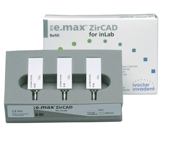 IPS EMAX ZIRCAD inlab MO 2 B40 3 ud