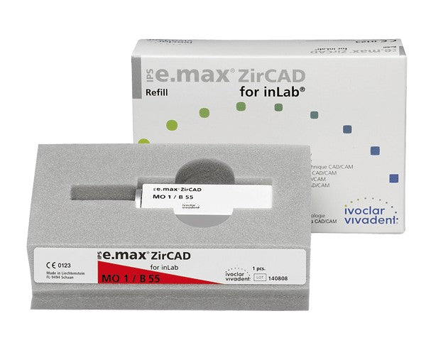 IPS EMAX ZIRCAD inlab MO 1 B55