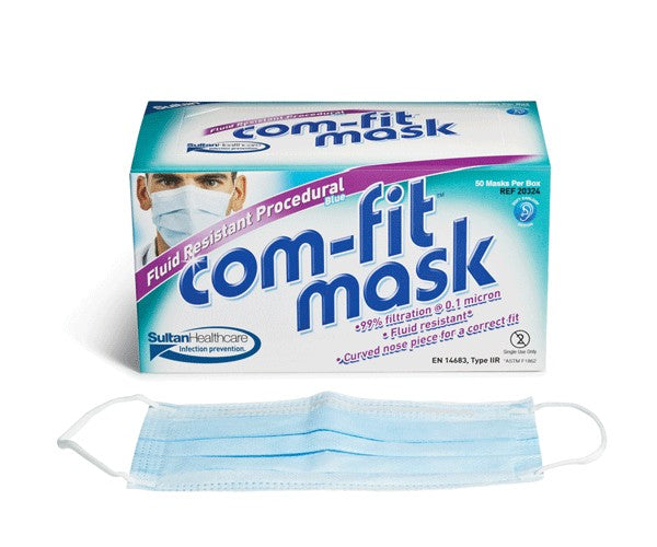 COM-FIT mascarilla resistente a fluidos 50 ud