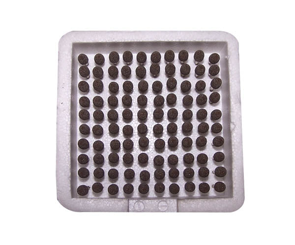 PUNTA MONTADA MARRON R 1 FAIOT 100 UNIDADES