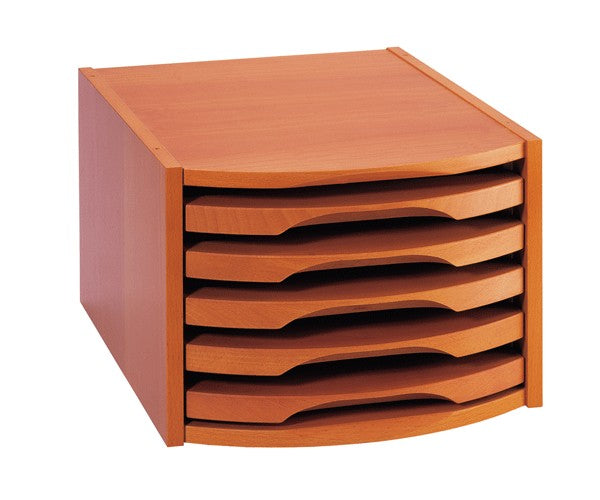CAJA VACIA MADERA KULZER cerezo 5 cajones