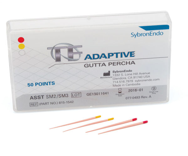 GUTAPERXA TF ADAPTIVE kit petit assortit 50 u.