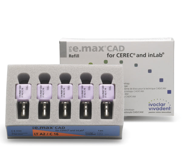 IPS EMAX CAD cerec/inlab LT A2 C16 5 ud