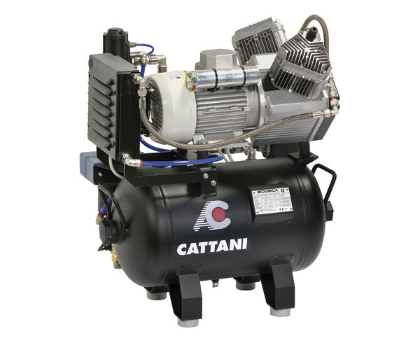 COMPRESOR CATTANI 2 cilindros c/secador 230V 50Hz