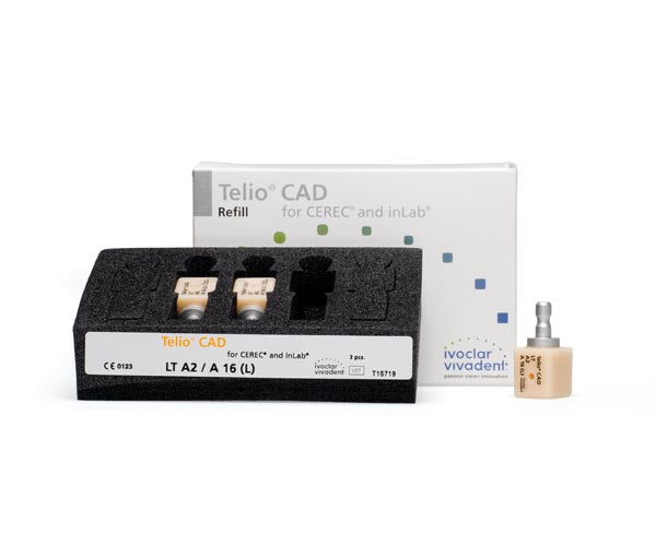 TELIO CAD cerec/inlab LT A2 A16 (S)/3 ud