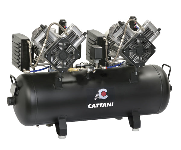 COMPRESOR CATTANI tandem 2 cilindros 380v 50hz trifase