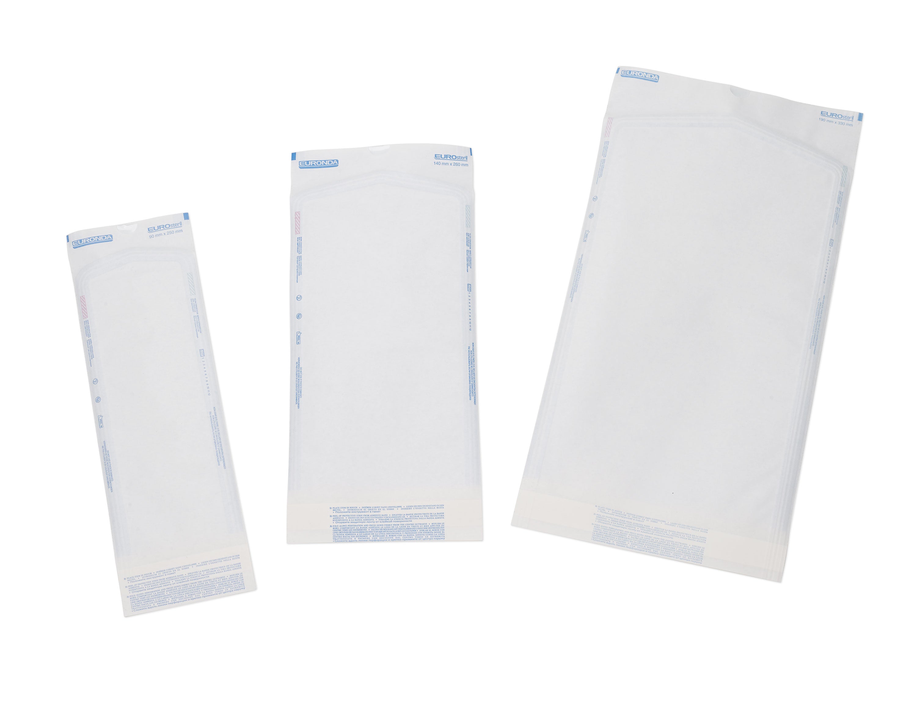 BOLSAS ESTERILIZACION EUROSTERIL autosellado 14x26 cm 200 ud