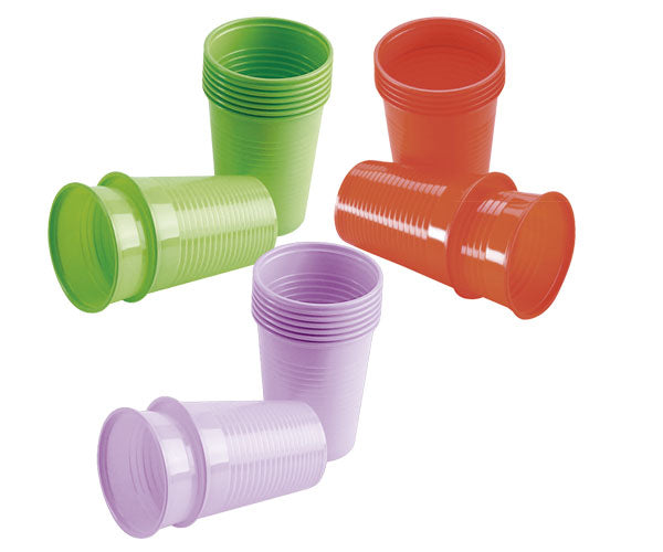 VASO PLASTICO MONOART lila 200 cc 3000 ud
