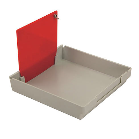 BANDEJA PORTATRABAJOS MESTRA verde grande 10 ud