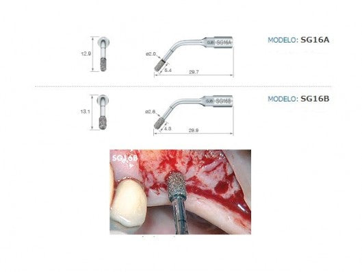 VARIOSURG punta preparacion implante SG16A