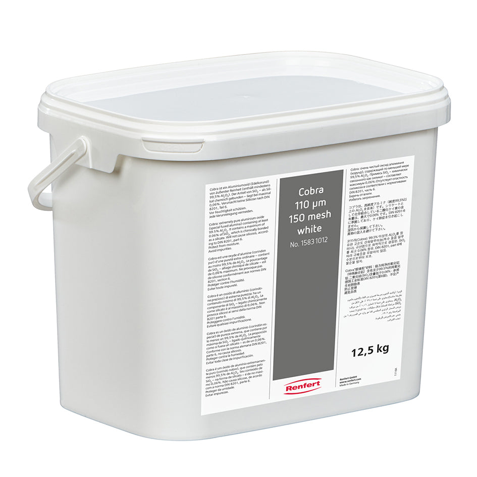 COBRA òxid alumini 110 µ blanc 12,5 kg