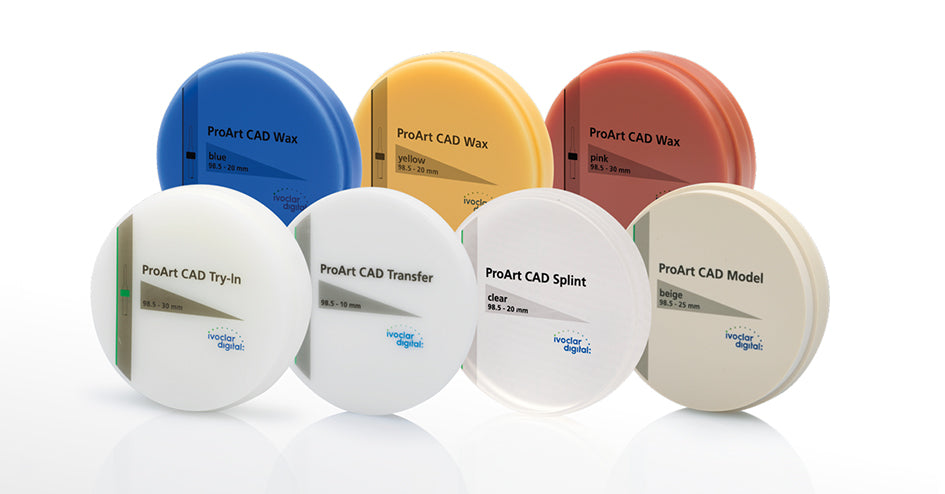 PROART CAD disco cera amarilla 98.5Øx20mm