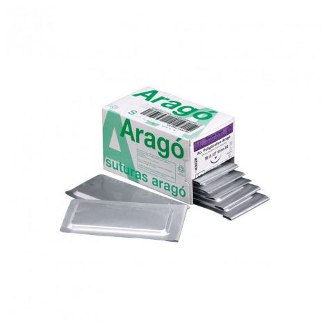 ARAGO SUTURE C12 3/0 cylindrical silk 12 units