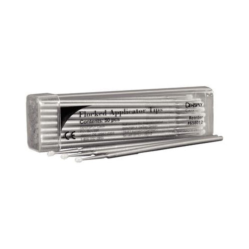 FLOCKED SILVER APPLICATOR TIPS 50 units
