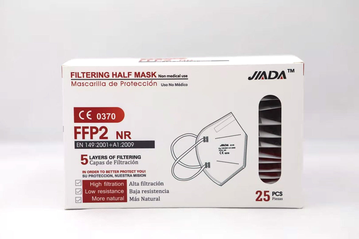 MASCARILLAS FFP2 blancas 25 ud