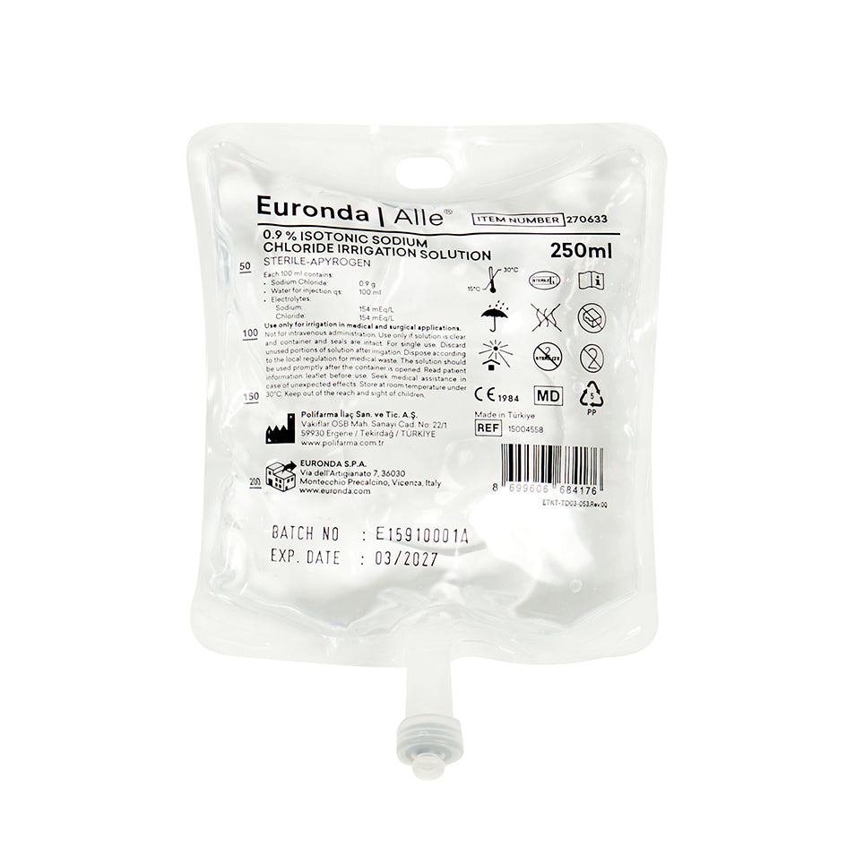 SUERO FISIOLOGICO ALLE 20 x 250ml