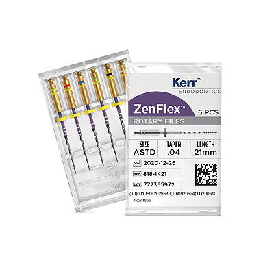 ZENFLEX NITI KERR ENDO FILE 25mm 25 6 units