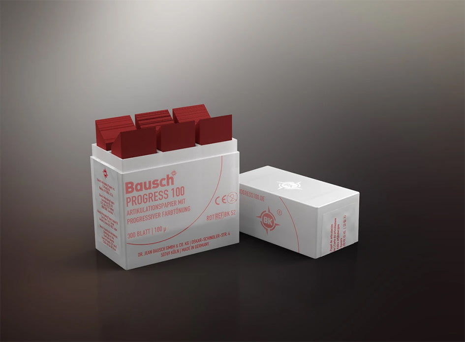 PAPEL ARTICULAR BAUSCH progress tira rojo 100 µ 300 ud