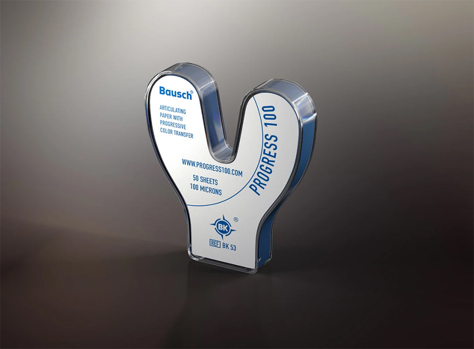 PAPEL ARTICULAR BAUSCH progress herradura azul 100 µ 50 ud