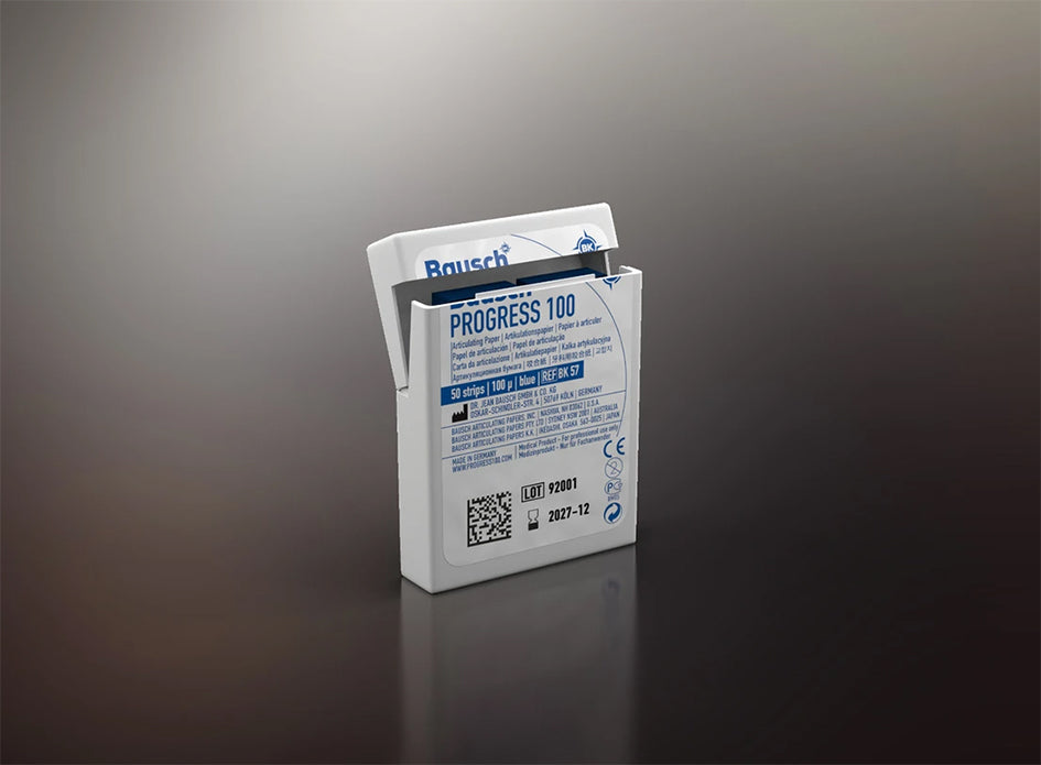 PAPEL ARTICULAR BAUSCH progress tira azul 100 µ 50 ud