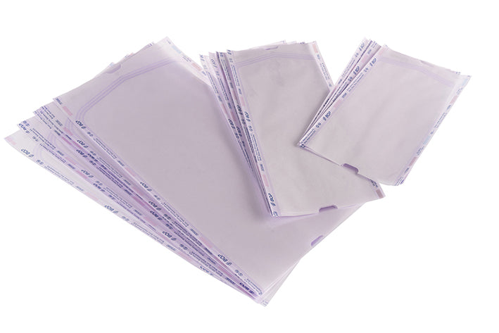 BOLSA ESTERILIZACION BOP TI PERGUT lila 300x390mm 200ud