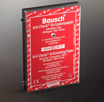 BAUSCH JOINT PAPER strip 100x70 mm red 40 µ