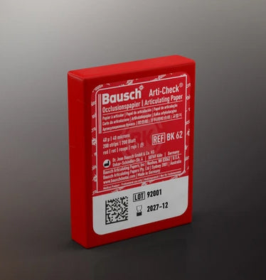 PAPEL ARTICULAR BAUSCH precortada rojo 40 µ 200 ud