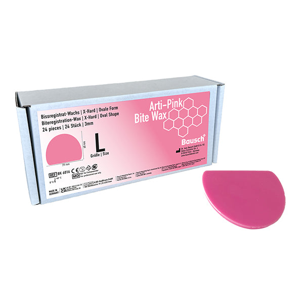 ARTI-PINK BAUSCH cera de mordida ovalada L 12 ud 