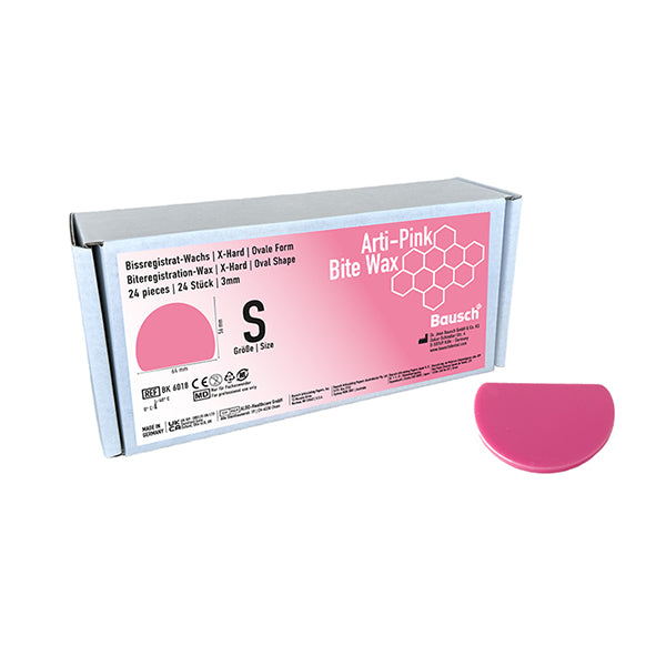 ARTI-PINK BAUSCH cera de mordida ovalada S 12 ud 