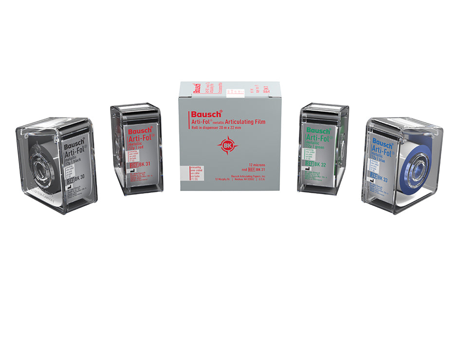 ARTI-FOL BAUSCH metallic with dispenser 1 side 20mx22mm red 12 µ