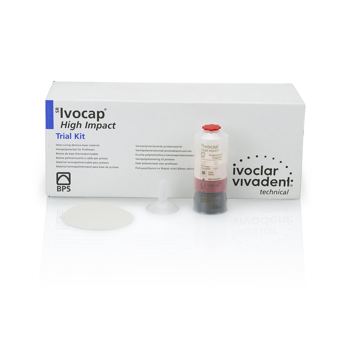 IVOCAP high impact resin pink kit