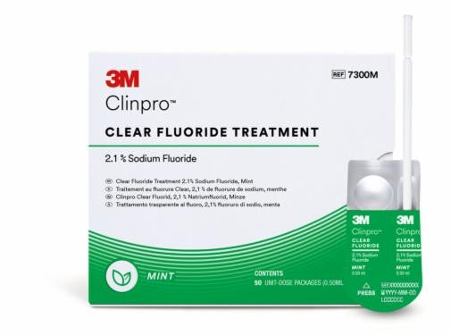 CLINPRO CLEAR menta 50 u (0,5 ml)
