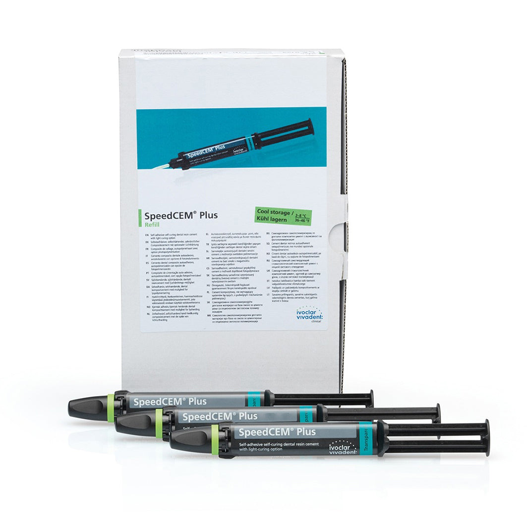 SPEEDCEM PLUS transparente 9 g x 3 ud