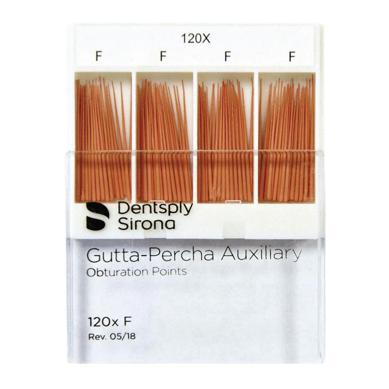 PUNTAS GUTAPERCHA auxiliares F 120 ud