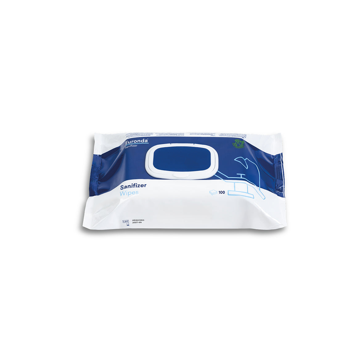 SANIFIZER disinfectant wipes 100 units