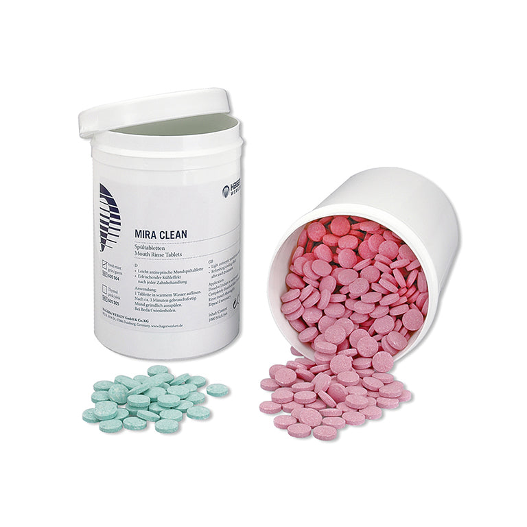 MIRA CLEAN comprimits dentrifics menta 1000 ud