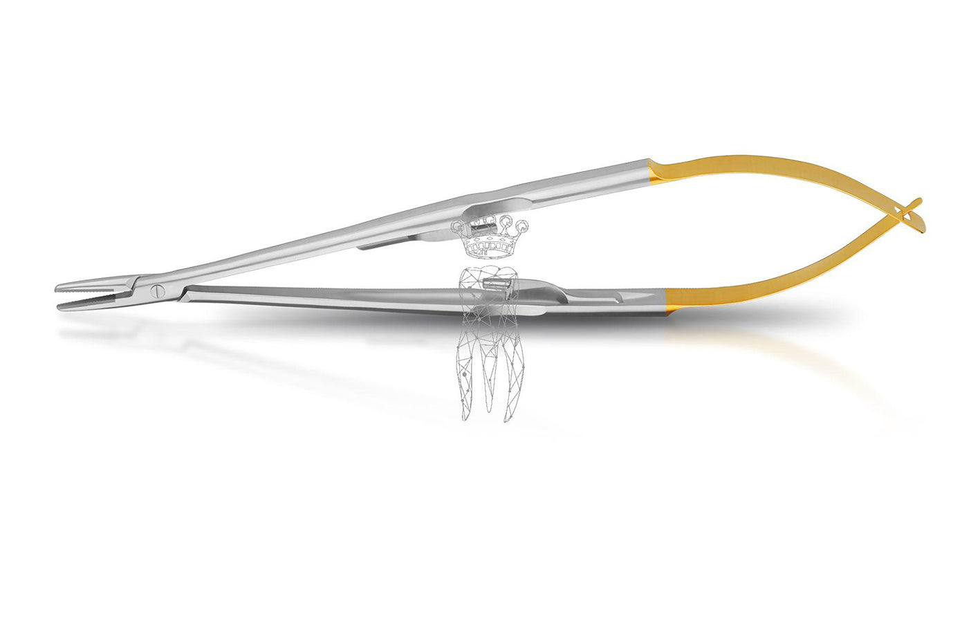 PORTA AGUJAS CASTROVIEJO MARTIN LS1152TC 14 cm