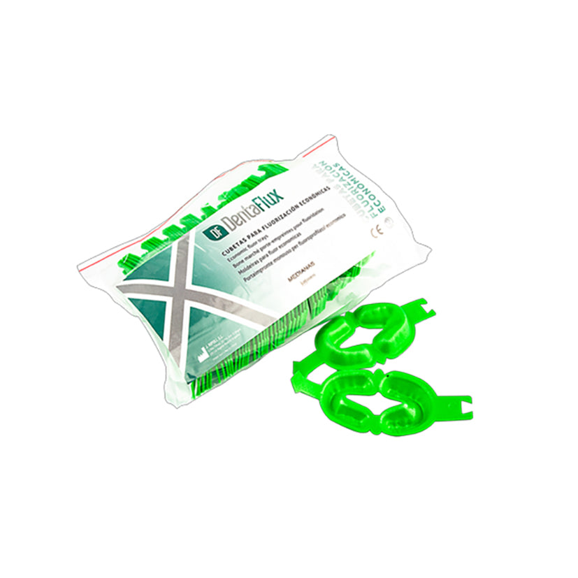 CUBETAS FLUOR DENTAFLUX dobles economicas pequeñas 50 ud