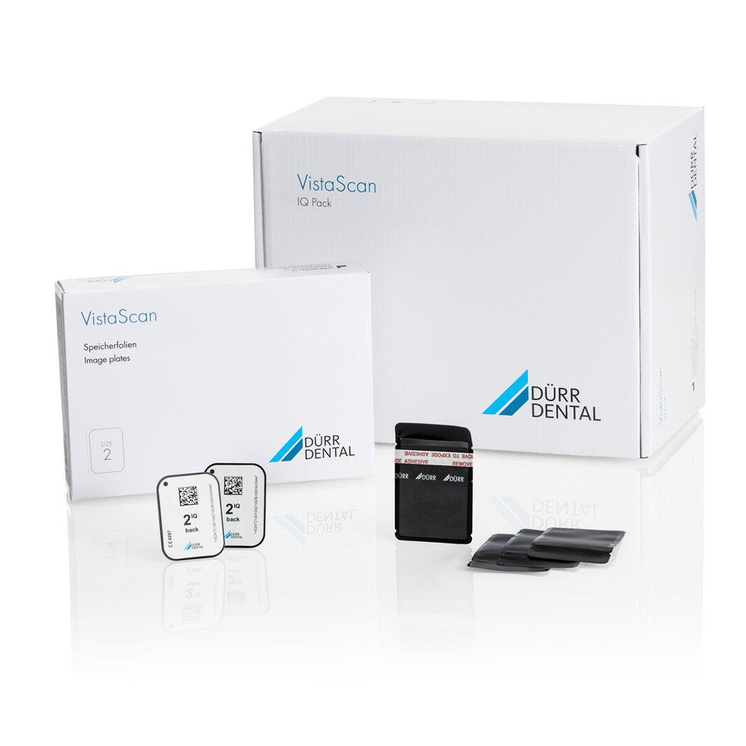 VISTASCAN placas radiograficas IQ S1 2ud + 1000 fundas
